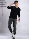 Dark Grey Utility Cargo Jogger Pants for Men