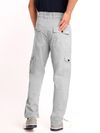 Light Grey Cargo Pants for Men