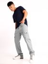 Light Grey Cargo Pants for Men