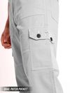 Light Grey Cargo Pants for Men