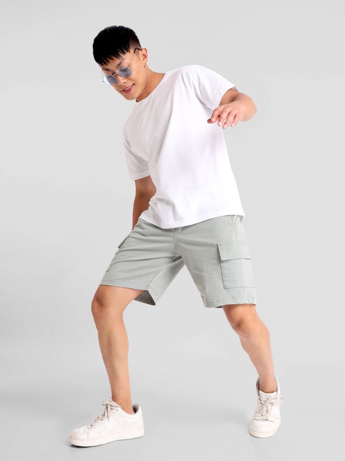 Men's knit store cargo shorts