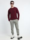 Light Grey Patch Pocket Knitted Men Jogger