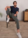 Metal Grey Cargo Men Jogger Pants