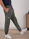 Metal Grey Cargo Men Jogger Pants