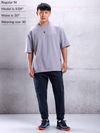 Navy Blue Cargo Jogger Pants for Men