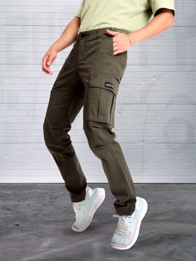 Source New Design Fashion Cargo Pants Solid Color Comfortable Fabric  Outdoor Cotton Trousers Mens Casual Cargo Pants on malibabacom
