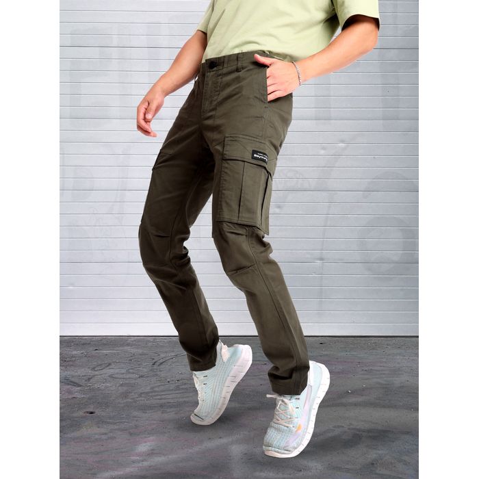 Olive Green Cargo Pants for Men