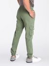 Sage Green Cotton Cargo Joggers