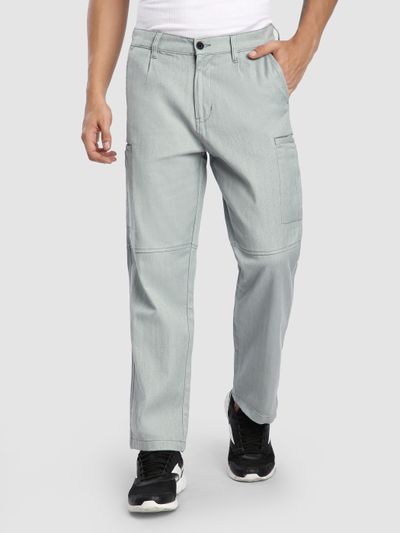 Mist Grey Welt Pocketed Cargo Pants Mist Grey Welt Pocketed Cargo Pants