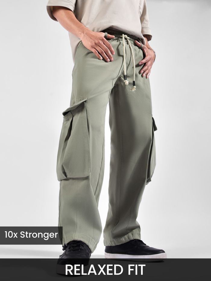 lig. リグドット wide cargo pants グレー lig. (リグドット) wide