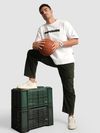 Olive Oversize Corduroy Cargo Pants