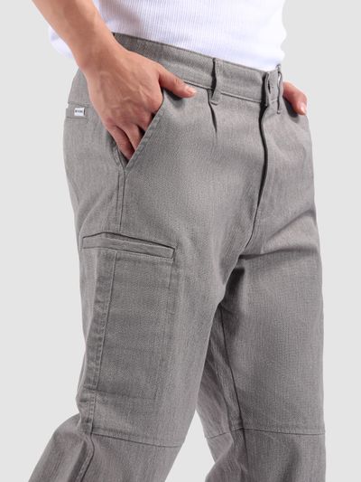 Grey Welt Pocketed Cargo Pants