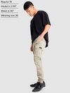 Cream Signature Cargo Pants