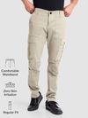 Cream Signature Cargo Pants