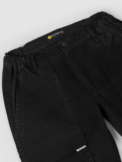Black Baggy Pocket Cargos