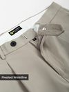 Beige Relaxed Fit Korean Pants