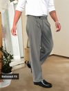 Light Grey Relaxed Fit Korean Pants