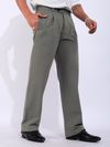 Light Grey Relaxed Fit Korean Pants