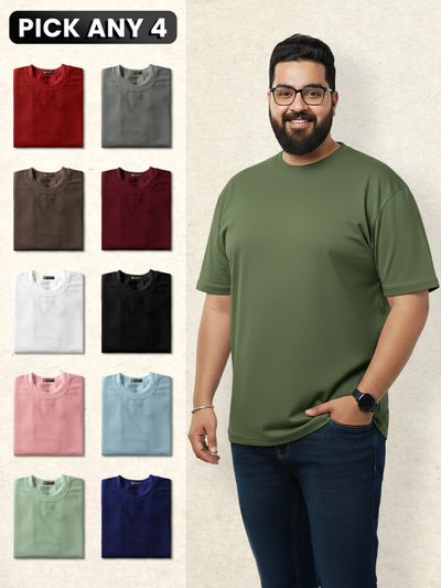 Buy plus size t shirts for men in combo online at beyoung, 