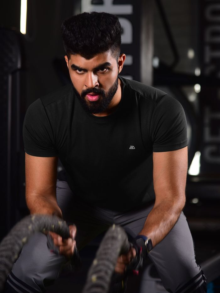 Buy Cool Rush Black Men Active T shirt Online in India Beyoung