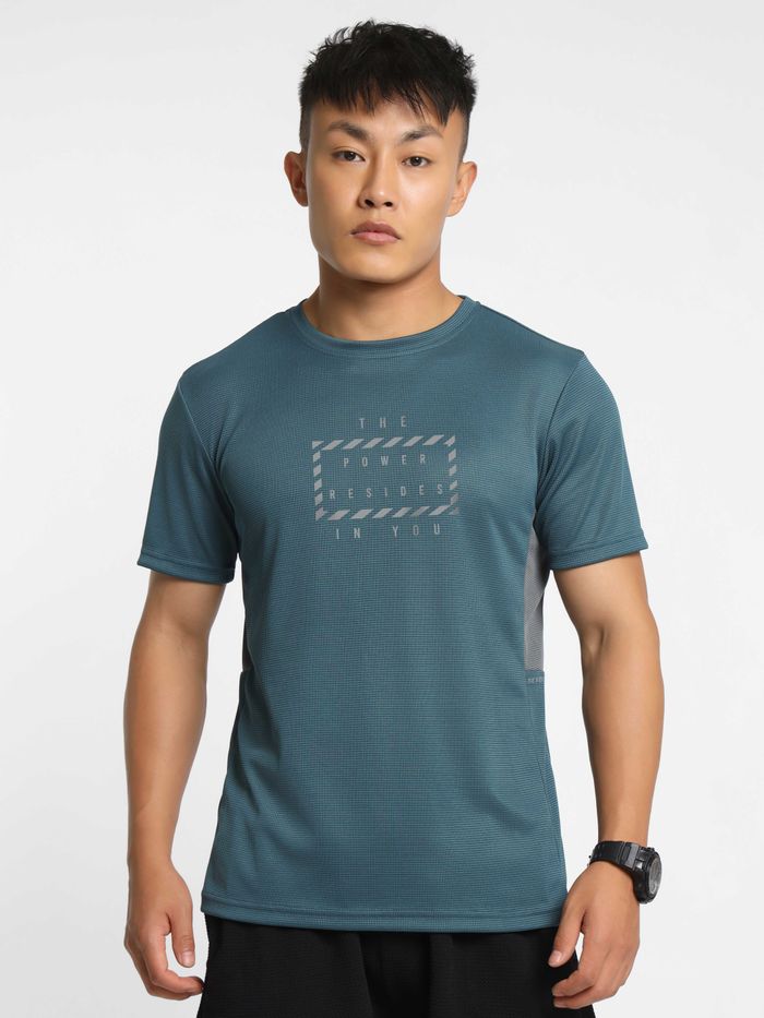 Buy Dazzled Blue Empowered Men Active T-shirt Online in India -Beyoung
