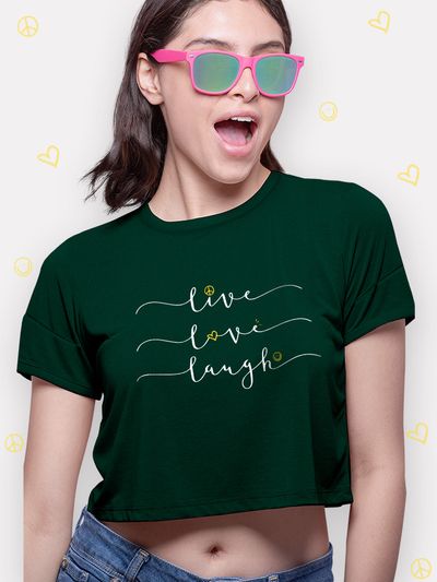 Crop t sale shirt for girl