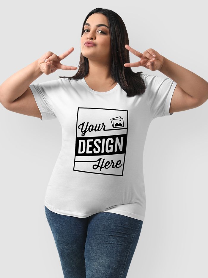 Design your own plus size clearance t shirt