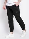 Black Dual Pocket Cargo Joggers