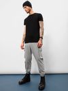 Light Grey Baggy Knitted Men Jogger