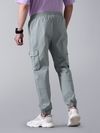 Mist Grey Heavy Gauge Cargo Joggers