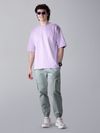 Buy Mist Grey Heavy Gauge Cargo Joggers