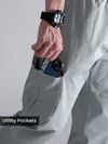 Shop Mist Grey Heavy Gauge Cargo Joggers
