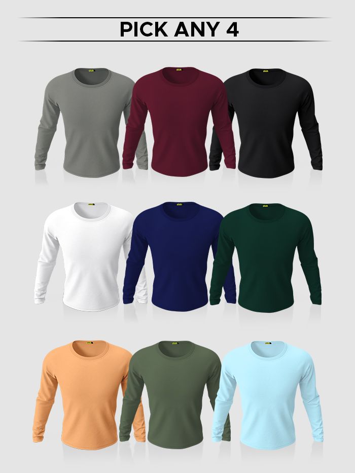 T shirt full hand combo clearance