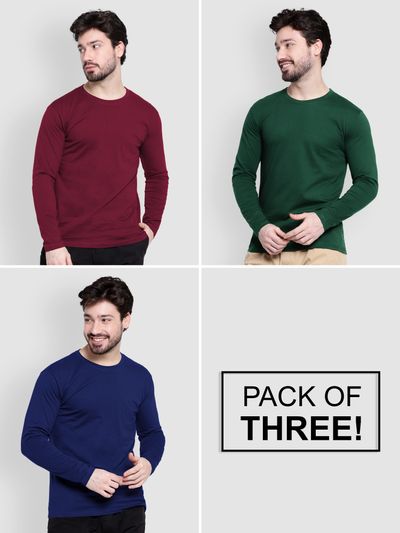 Full Sleeves T Shirts Combo