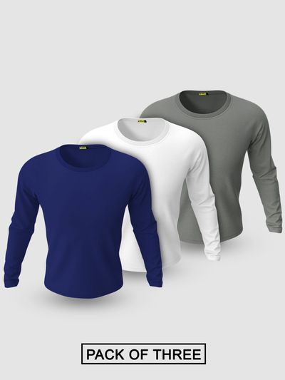 Buy Full Sleeve T-shirts Combo Online at Beyoung