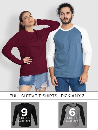 Full t shirts online india clearance