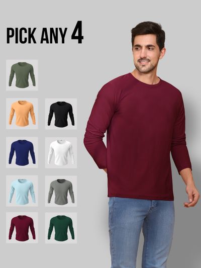 Buy Full Sleeve T Shirts For Men Online Upto 71% Off - Beyoung