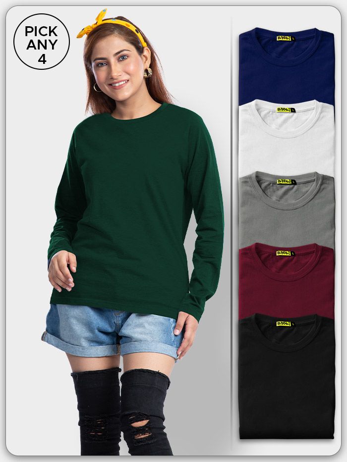 full sleeve t shirt combo