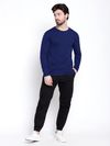 Buy Blue Long Sleeves T-shirts