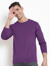 Plain Violet Full Sleeves T-shirt