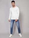 Plain White Full Sleeves T-shirt
