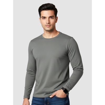 round neck full sleeves t shirts online, 