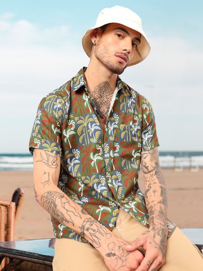 mens hawaiian shirt