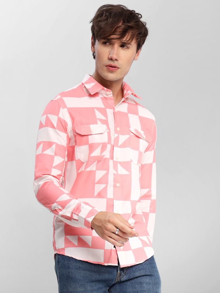 Printed shirts for mens online india clearance