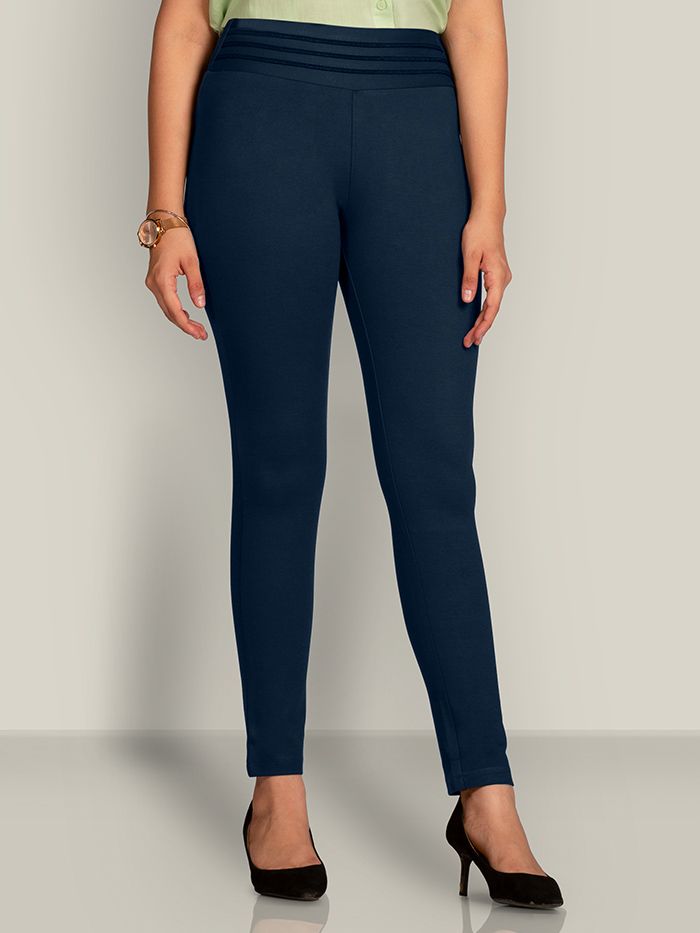 Buy Indigo Blue High Waist Women Jeggings Online in India -Beyoung