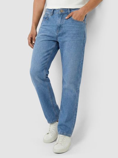 Light Blue Regular Fit Jeans Light Blue Regular Fit Jeans