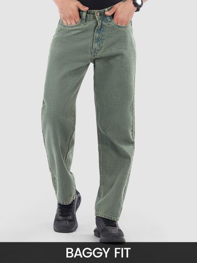 Brown Tinted Baggy Fit Jeans Brown Tinted Baggy Fit Jeans