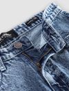 Ice Blue Cloud Wash Mid Rise Baggy Fit Jeans