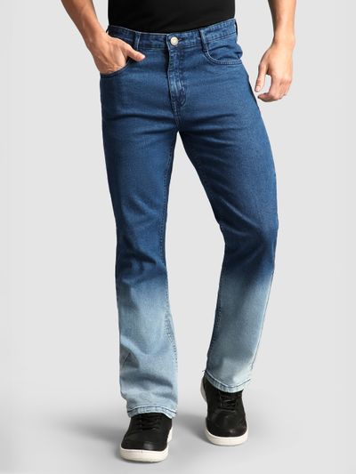 Indigo Ombre Bootcut Jeans