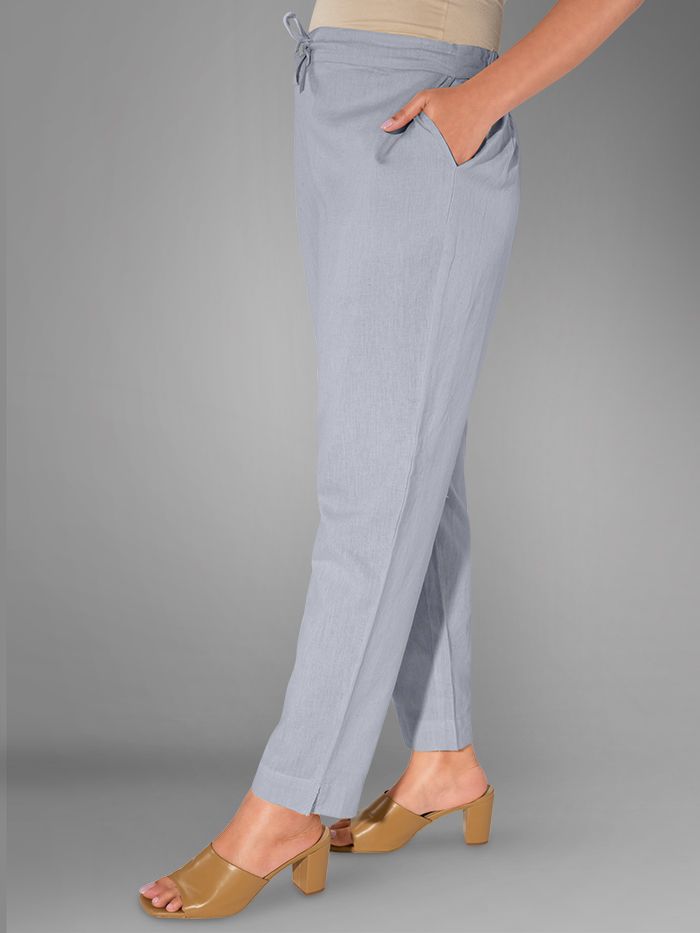 Solid Straight Fit Pant